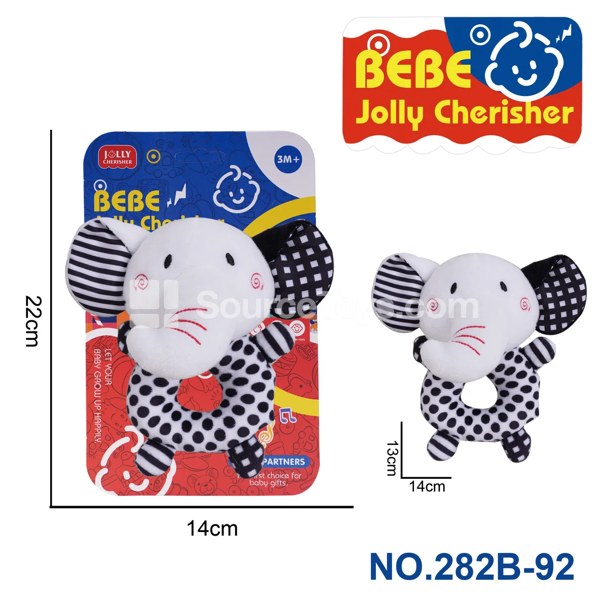 Plush Elephant Rattle Plush Elephant Rattle