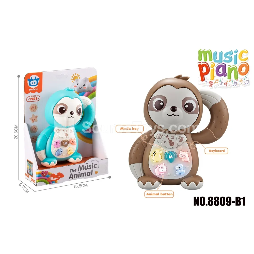 Cartoon Sloth Electronic Keyboard Cartoon Sloth Electronic Keyboard