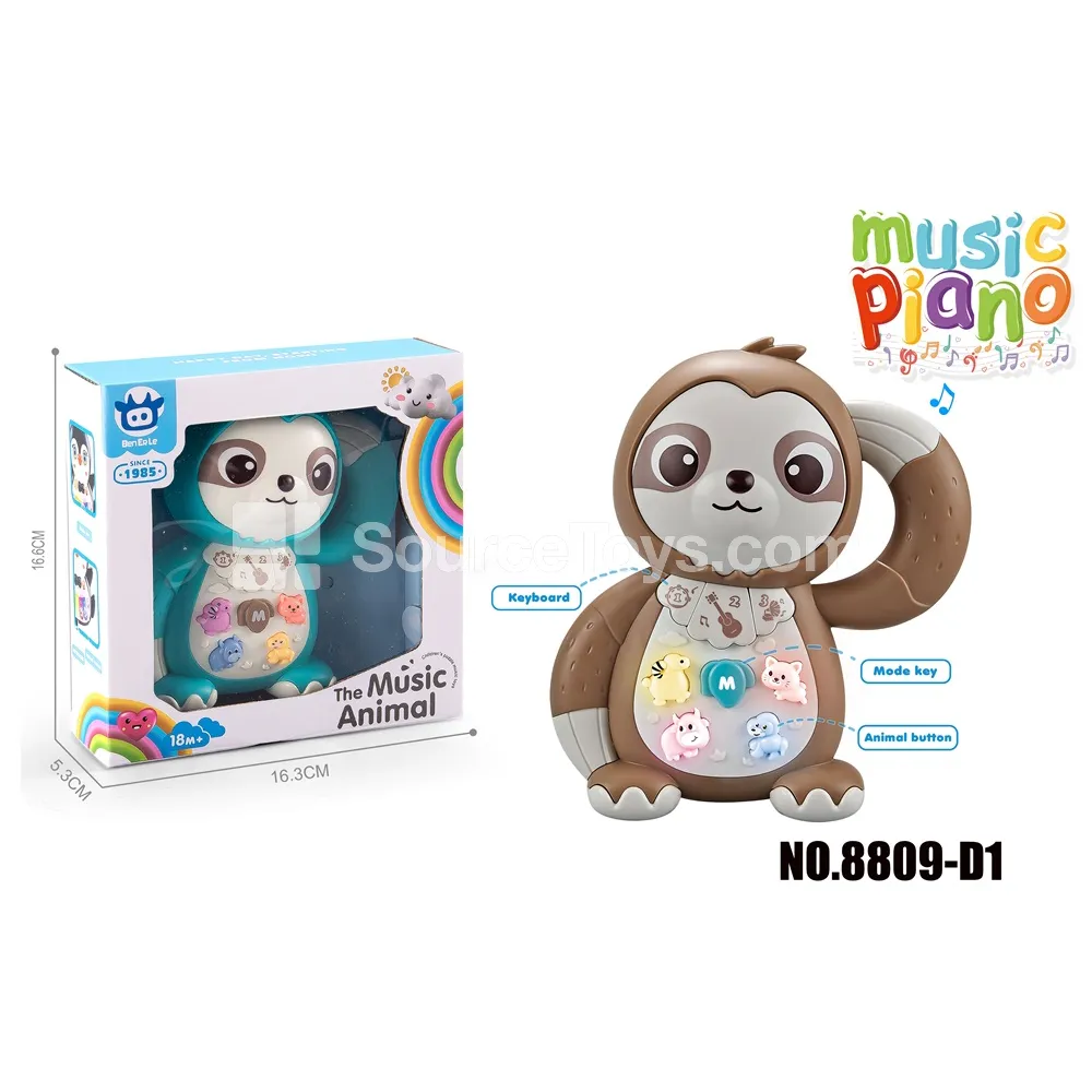 Cartoon Sloth Electronic Keyboard Cartoon Sloth Electronic Keyboard