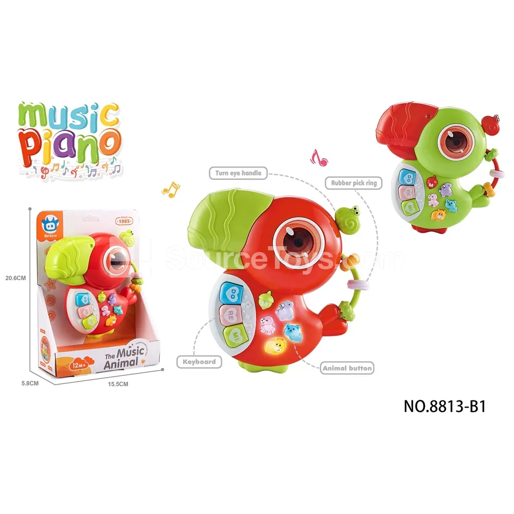 Baby Early Education Electronic Keyboard Toy with Animal Sounds
