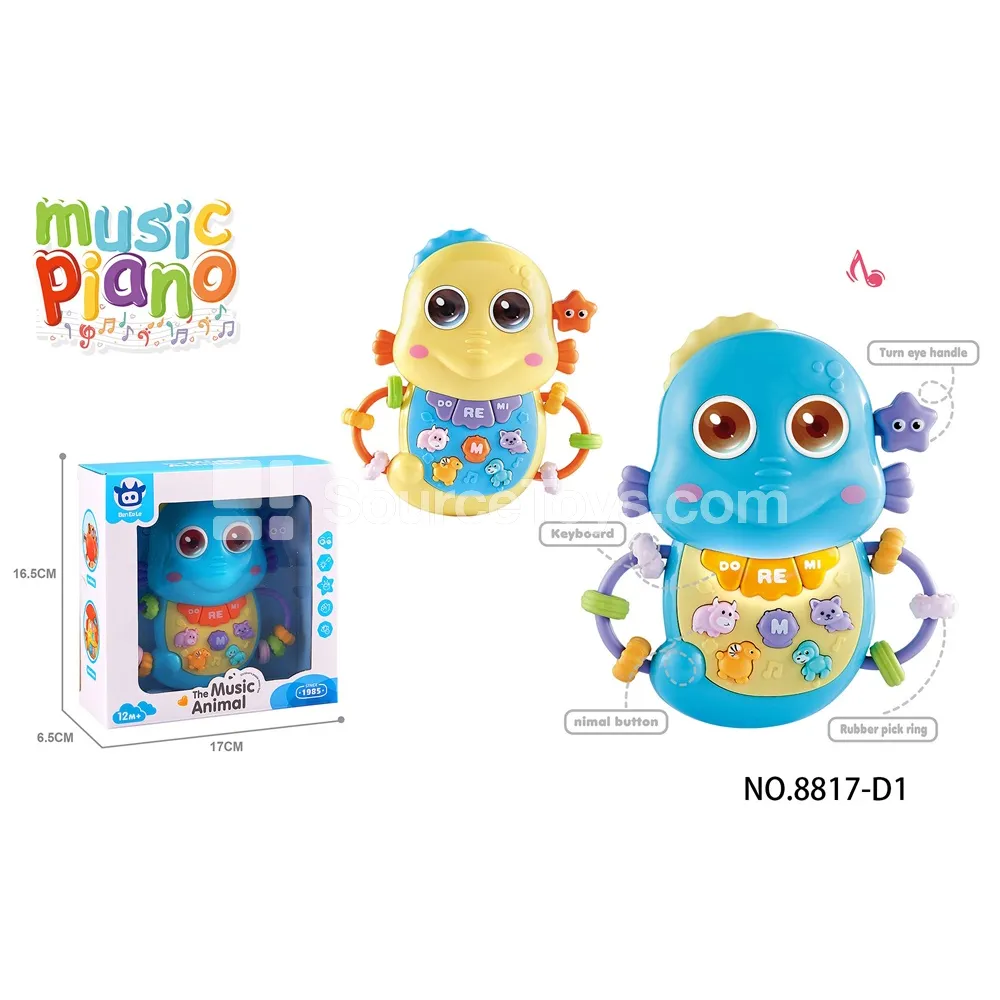 Baby Early Education Electronic Keyboard Toy with Animal Sounds