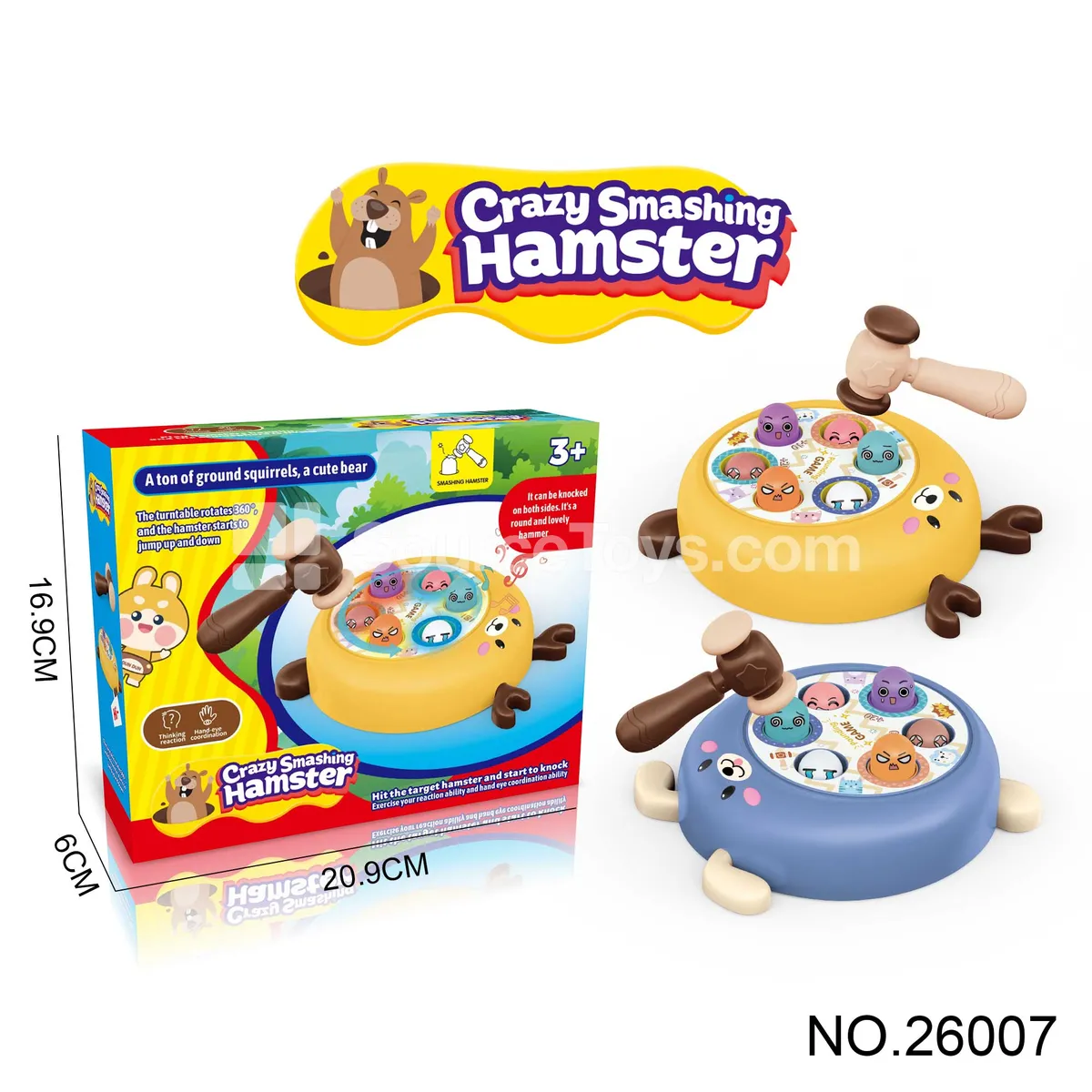 Funny Cartoon Dog & Deer Whack-a-Mole Game Funny Cartoon Dog & Deer Whack-a-Mole Game