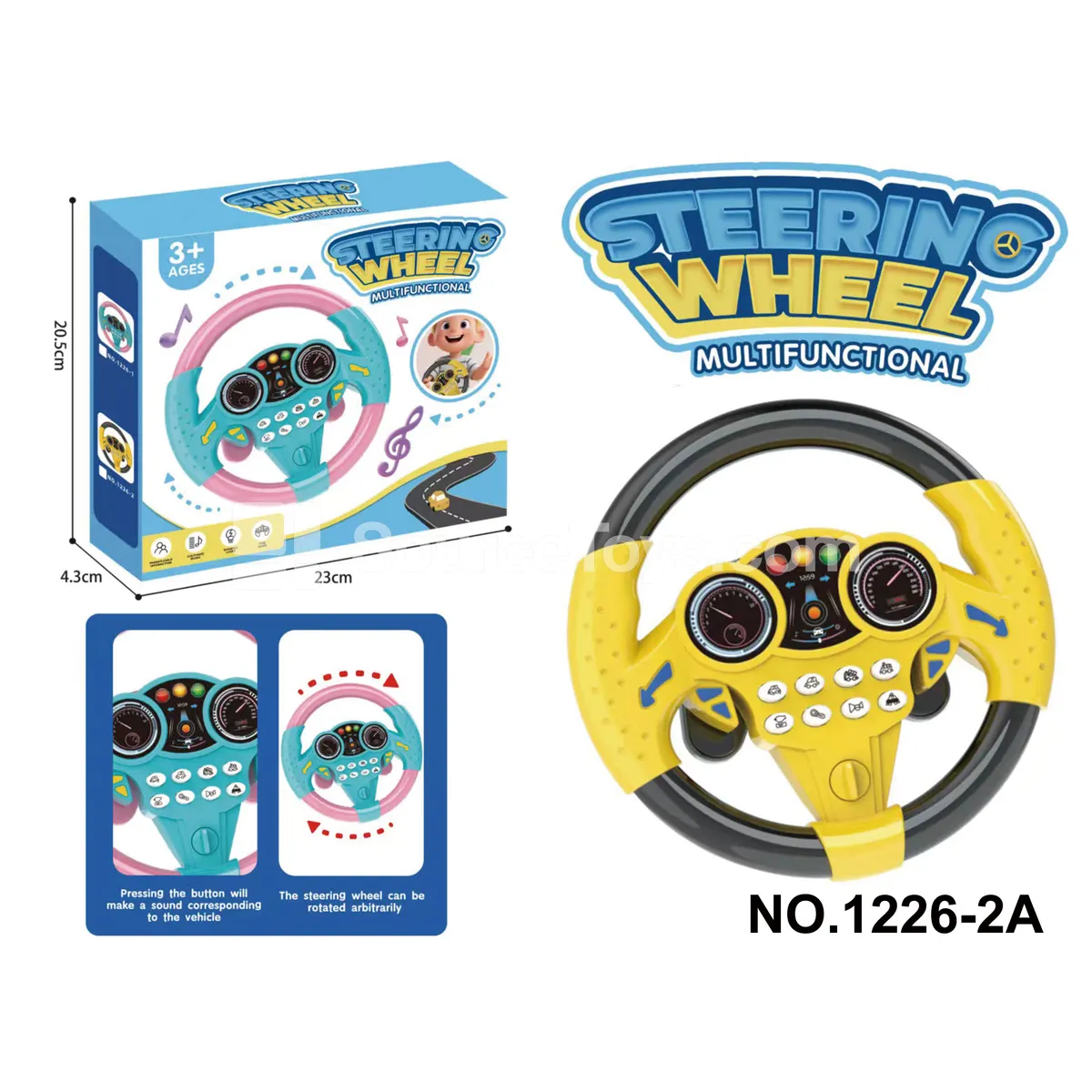 Cartoon Simulation Steering Wheel Cartoon Simulation Steering Wheel