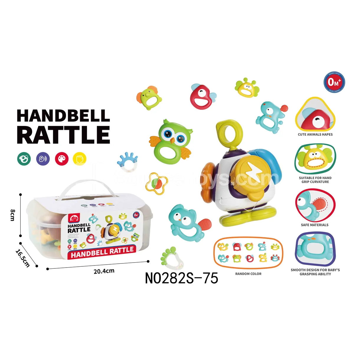 Baby Teether Rattle Busy Ball Set Baby Teether Rattle Busy Ball Set