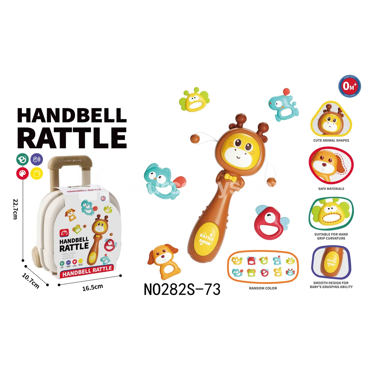 Teether Rattle Giraffe Rocking Suitcase Set Teether Rattle Giraffe Rocking Suitcase Set