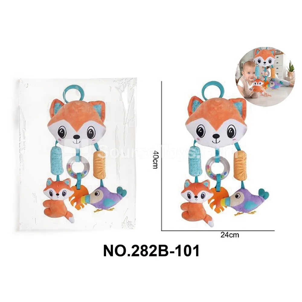 Baby Educational Plush Fox Bell Toy Set Baby Educational Plush Fox Bell Toy Set