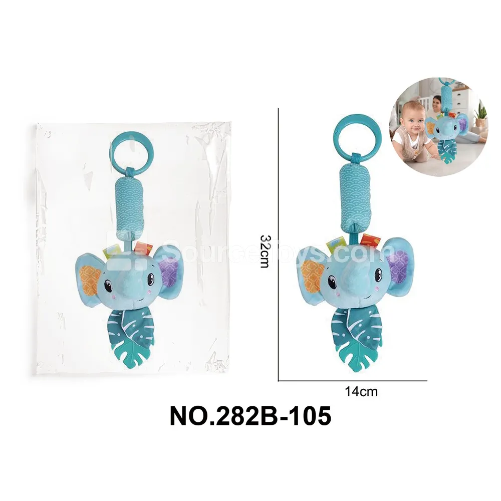 Multifunctional Wind Chime Leaf Plush Elephant Multifunctional Wind Chime Leaf Plush Elephant