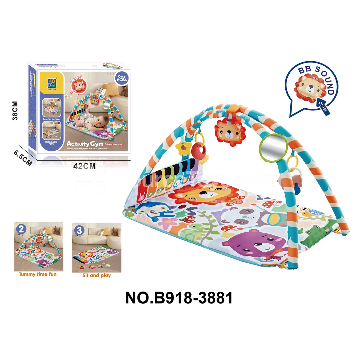 Baby Multi-Function Play Gym & Tummy Time Mat Baby Multi-Function Play Gym & Tummy Time Mat
