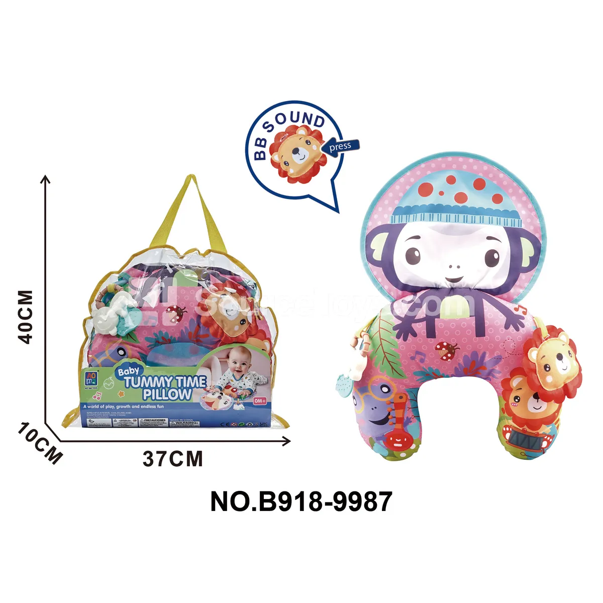 Baby Multifunctional Teether Tummy Time Pillow Baby Multifunctional Teether Tummy Time Pillow