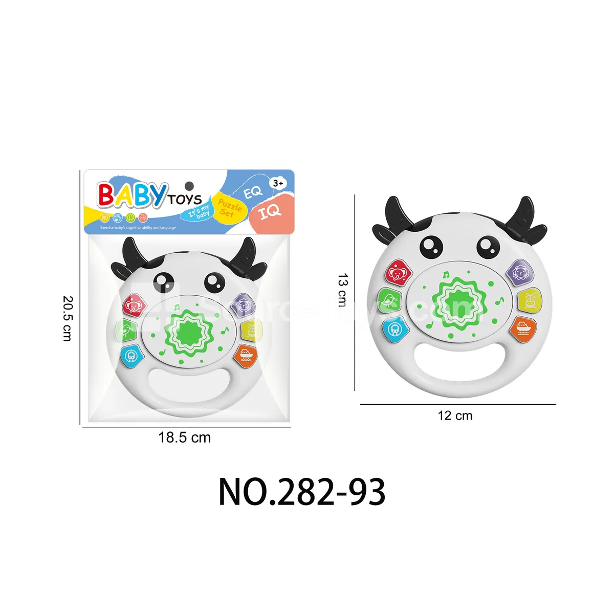 Baby Educational Toy Drum with Calf Design