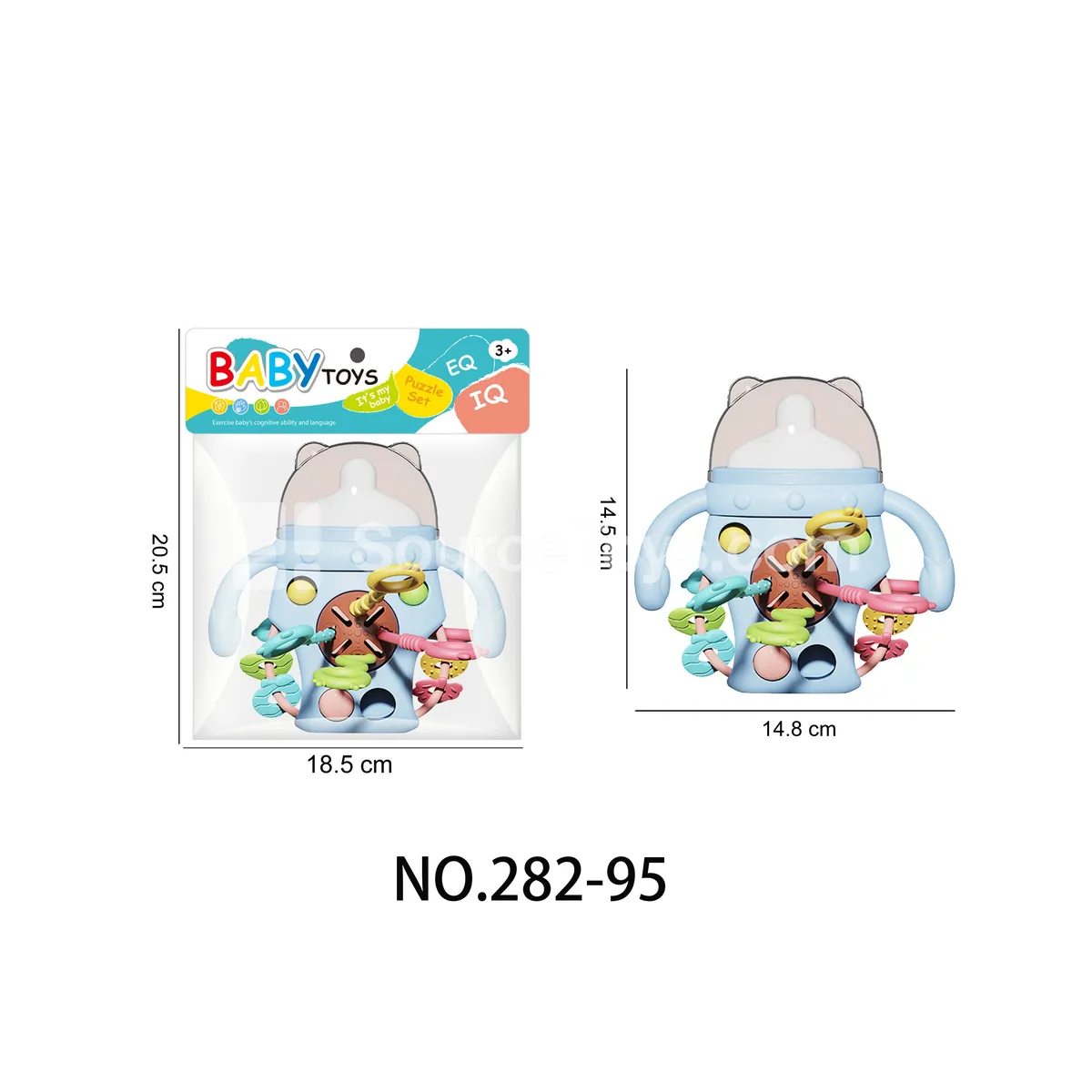 Infant Educational Pull Toy Bottle Infant Educational Pull Toy Bottle