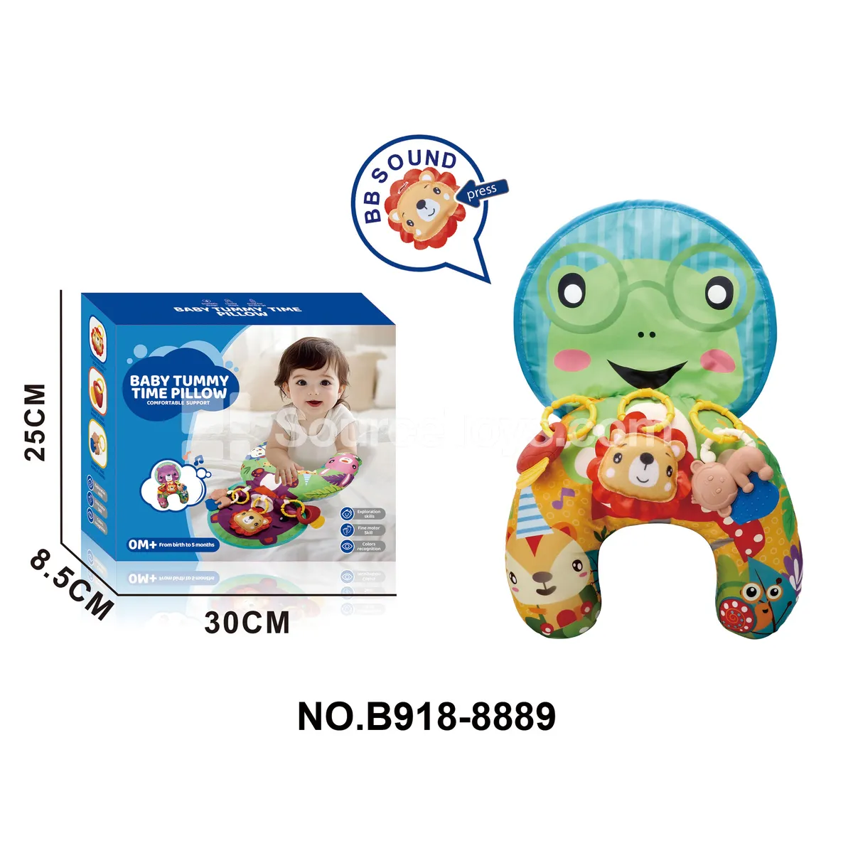 Baby Multi-Function Teething Tummy Time Pillow Baby Multi-Function Teething Tummy Time Pillow