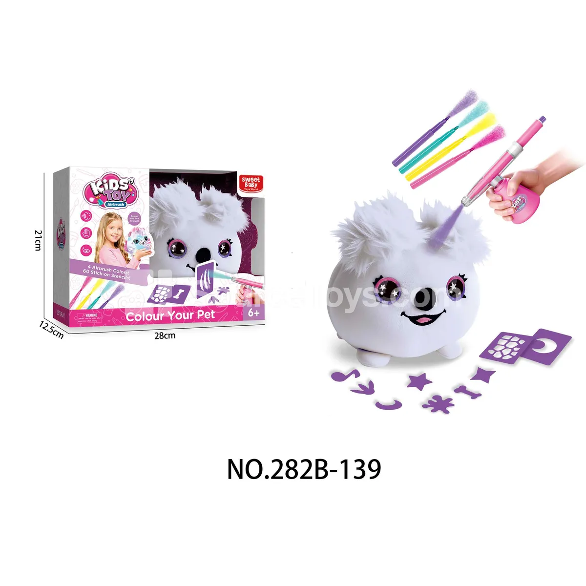 DIY Spray Paint Plush Toy DIY Spray Paint Plush Toy
