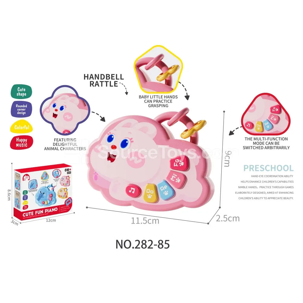 Educational Rabbit-Shaped Electronic Keyboard Educational Rabbit-Shaped Electronic Keyboard
