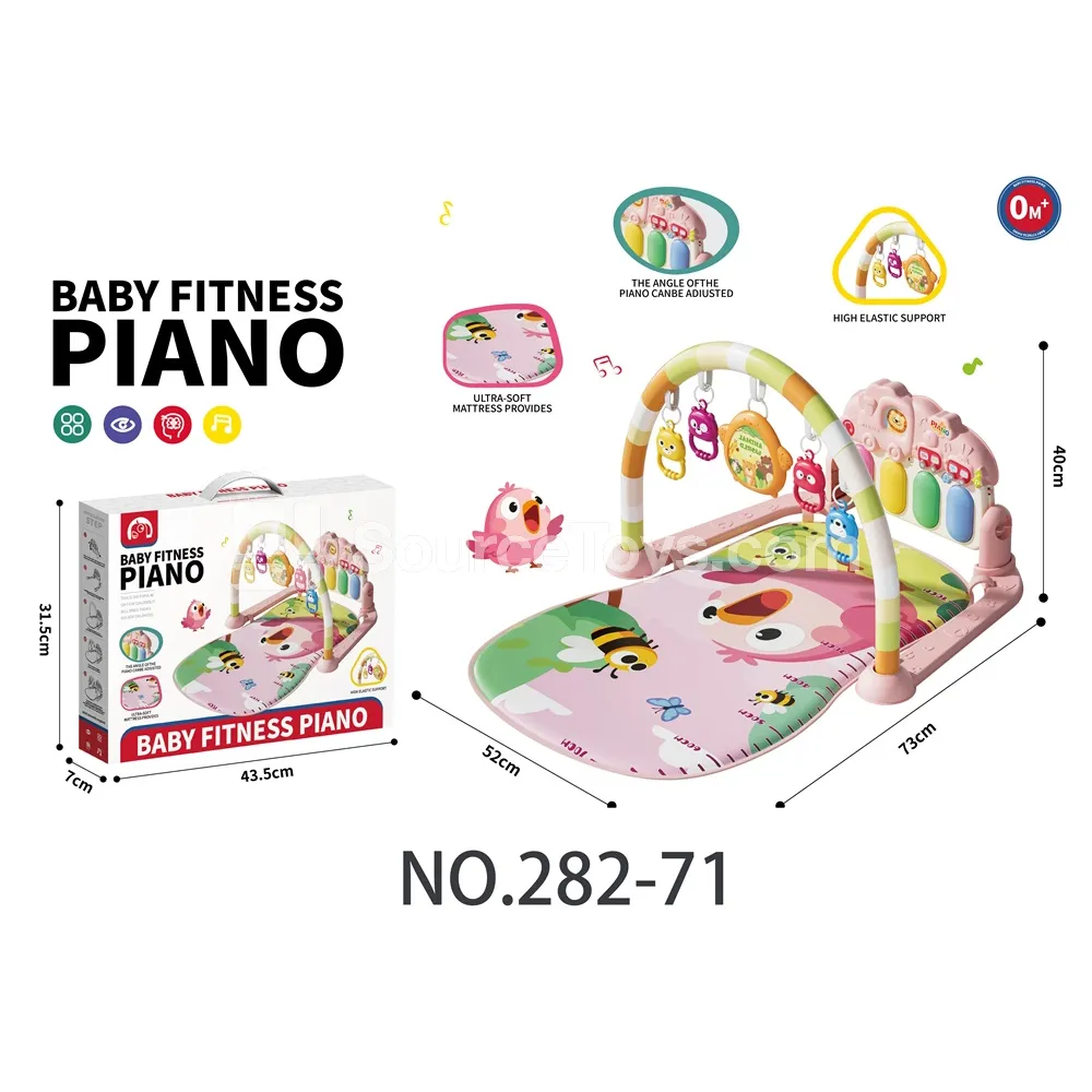 Cartoon Bird Pattern Kick Piano Play Mat Cartoon Bird Pattern Kick Piano Play Mat