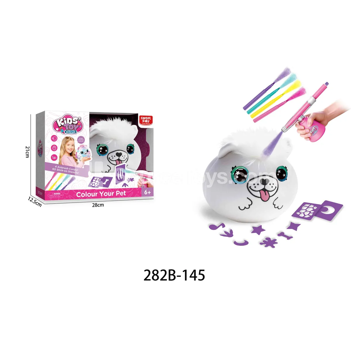 DIY Spray Painting Plush Toy DIY Spray Painting Plush Toy