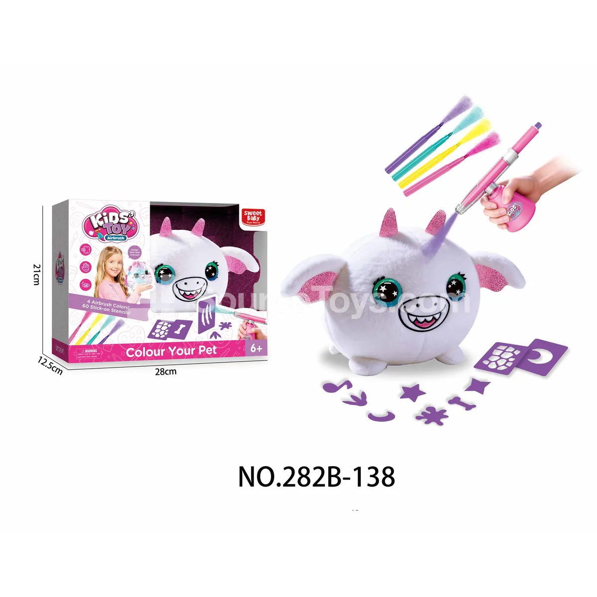 DIY Spray Paint Plush Toy DIY Spray Paint Plush Toy