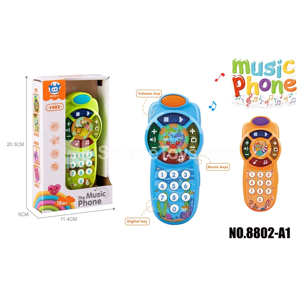 Pretend-Play Music Phone Toy