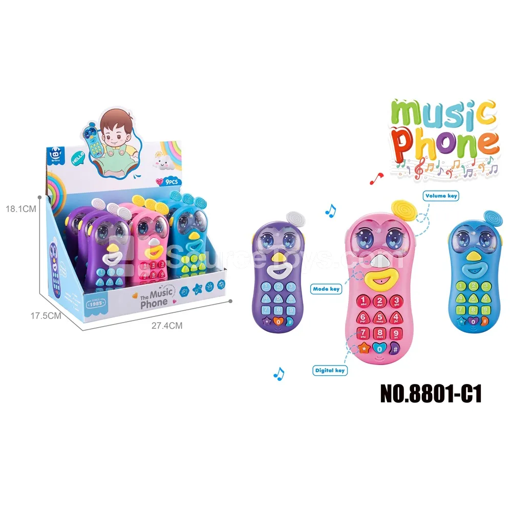 Pretend-Play Musical Phone Toy