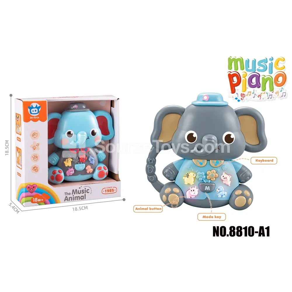 Infant Early Education Educational Toy Elephant Electronic Keyboard
