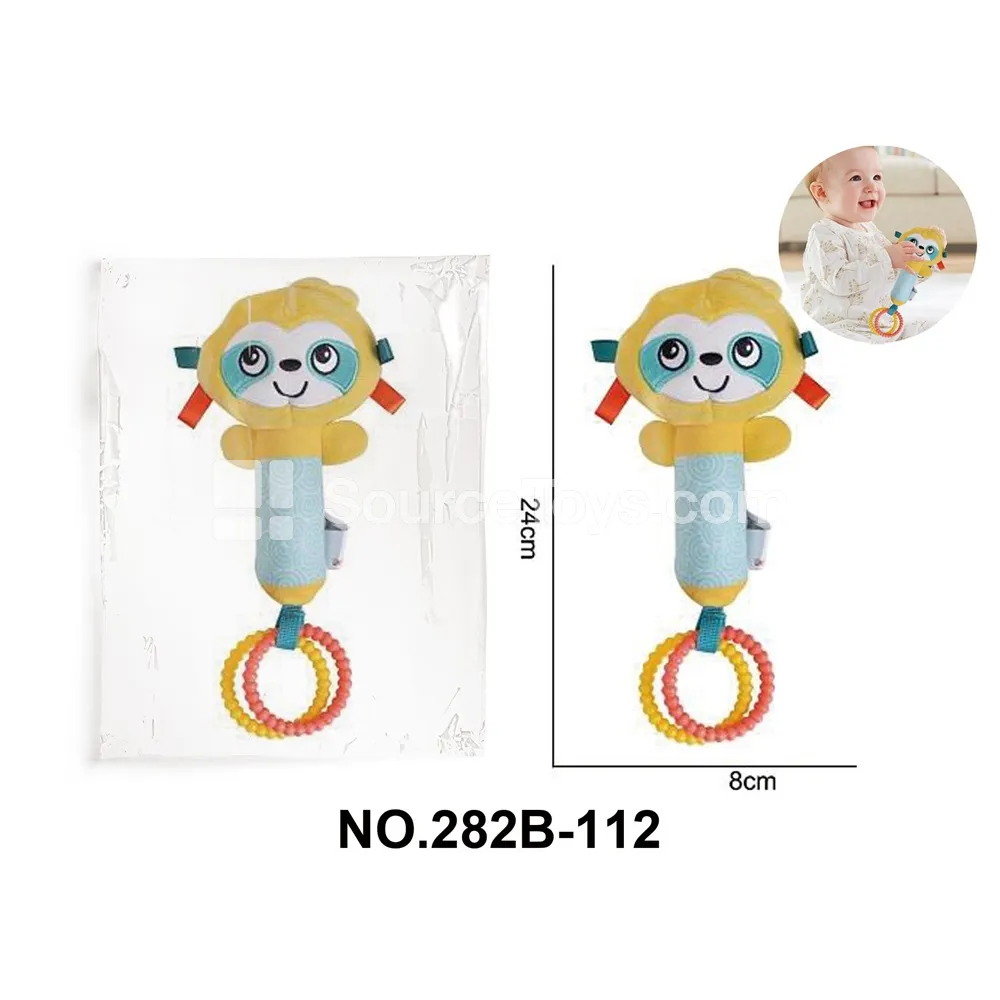 Educational Baby Rattle Plush Raccoon Toy Educational Baby Rattle Plush Raccoon Toy
