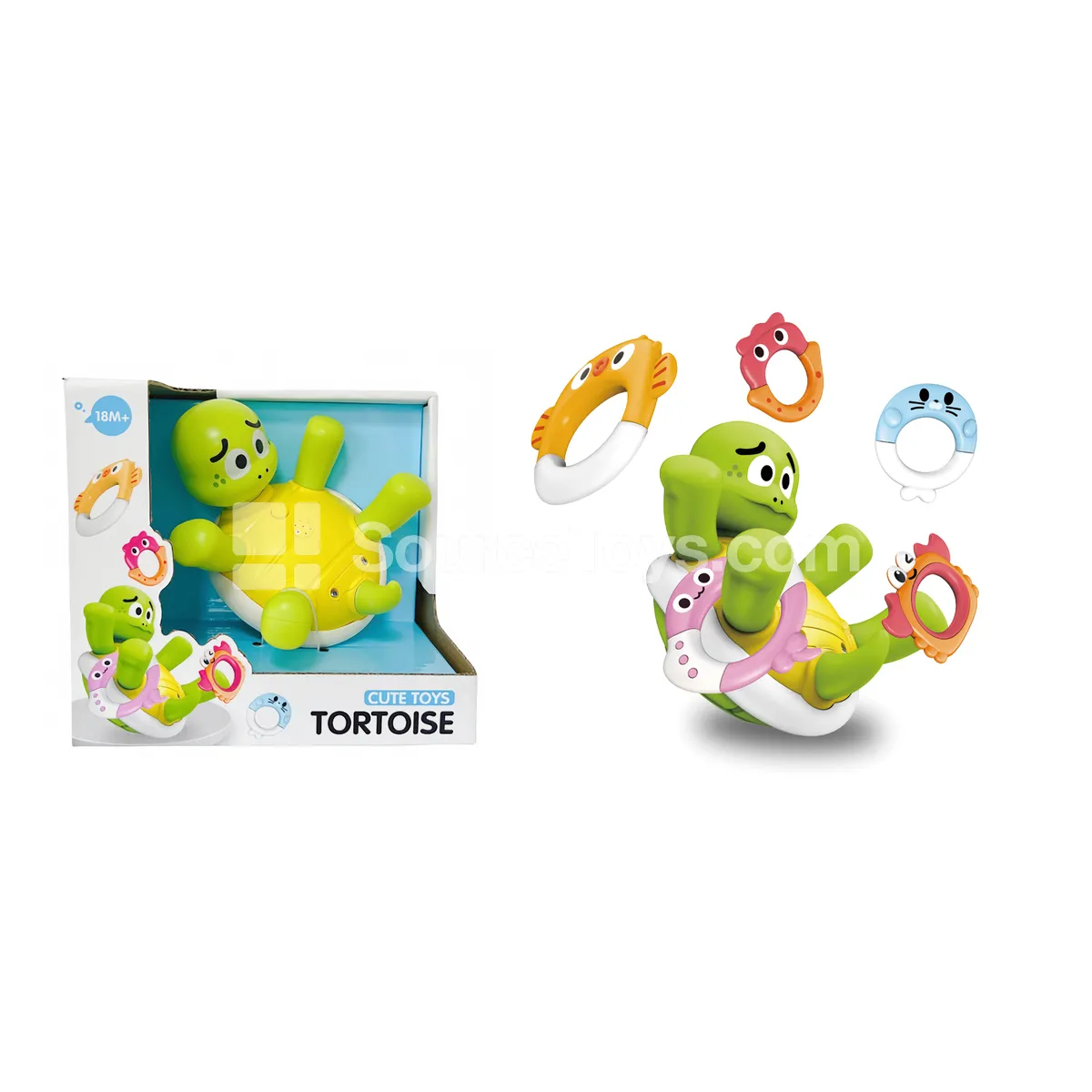 Electric Water-Squirting Turtle Ring Toss Bath Toy (Rechargeable) Electric Water-Squirting Turtle Ring Toss Bath Toy (Rechargeable)