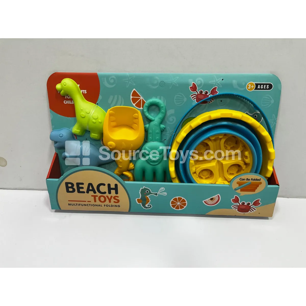 Round Beach Bucket 3-Piece Set