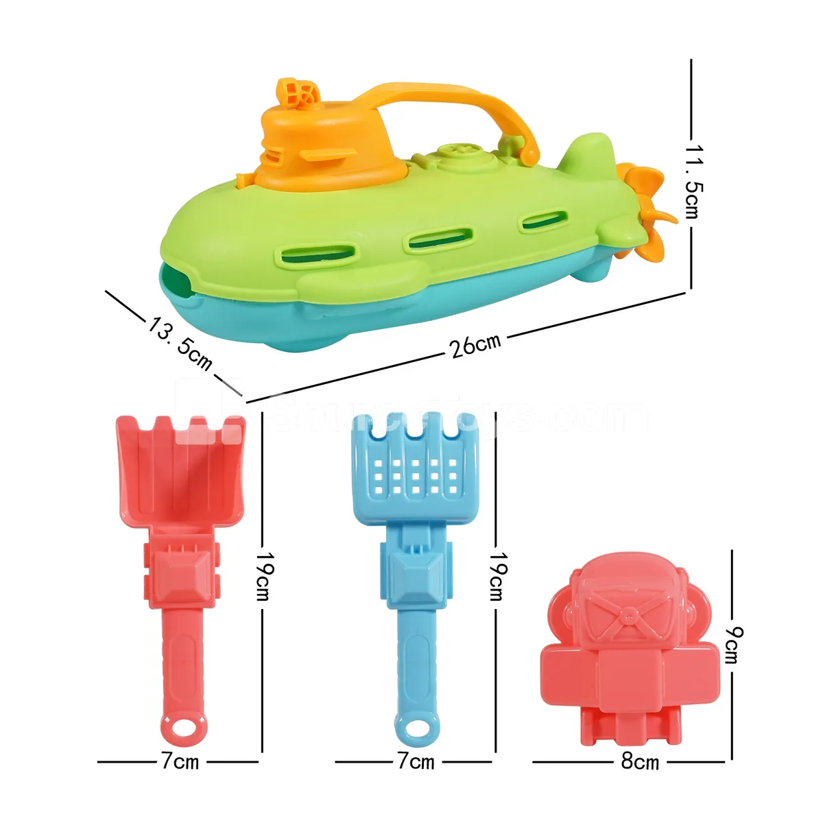 4-Piece Beach Toy Set