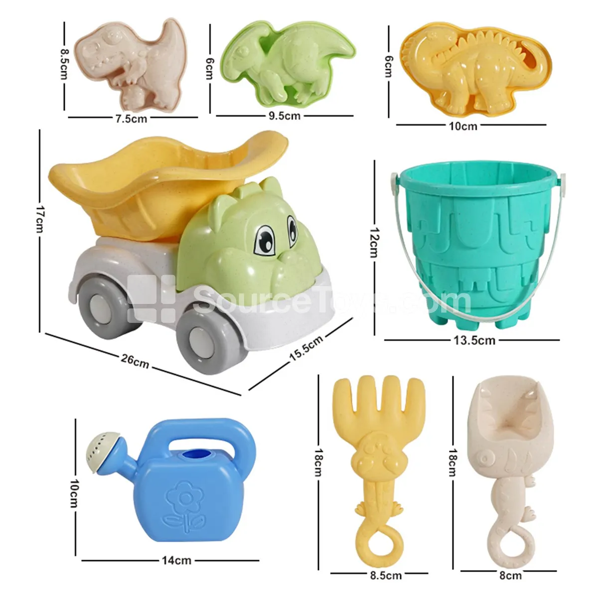 8-Piece Beach Vehicle Set 8-Piece Beach Vehicle Set