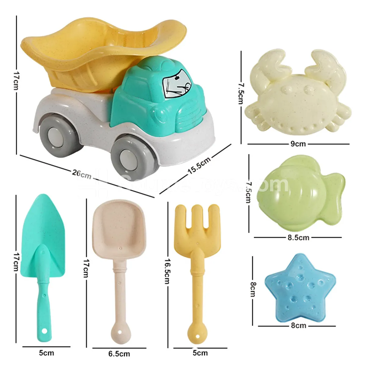 7-Piece Beach Vehicle Set 7-Piece Beach Vehicle Set