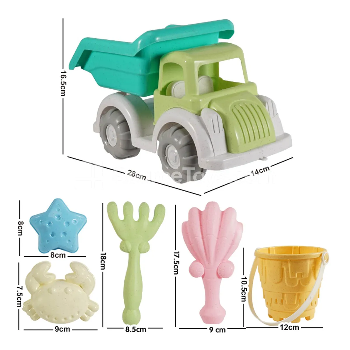 6-Piece Beach Vehicle Set 6-Piece Beach Vehicle Set