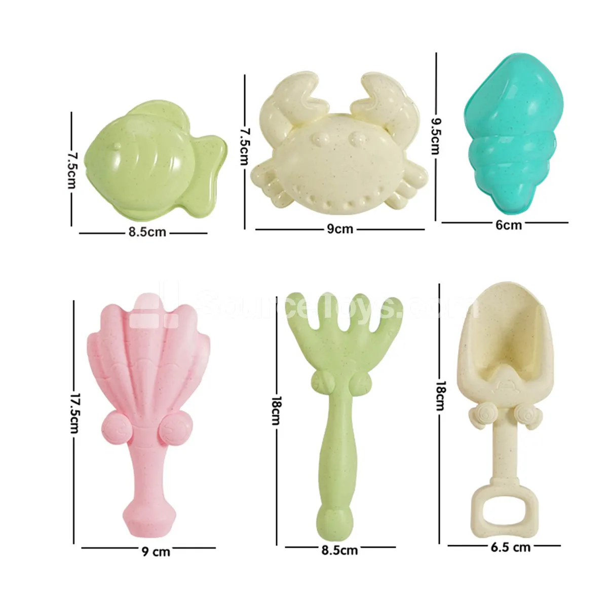 6-Piece Beach Toy Set 6-Piece Beach Toy Set