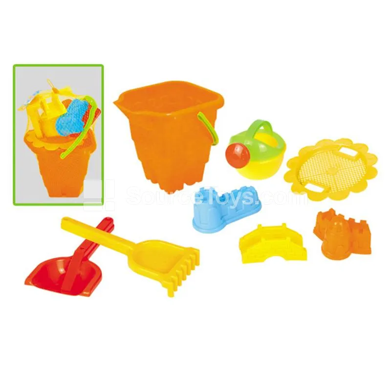 8-Piece Beach Bucket Set 8-Piece Beach Bucket Set