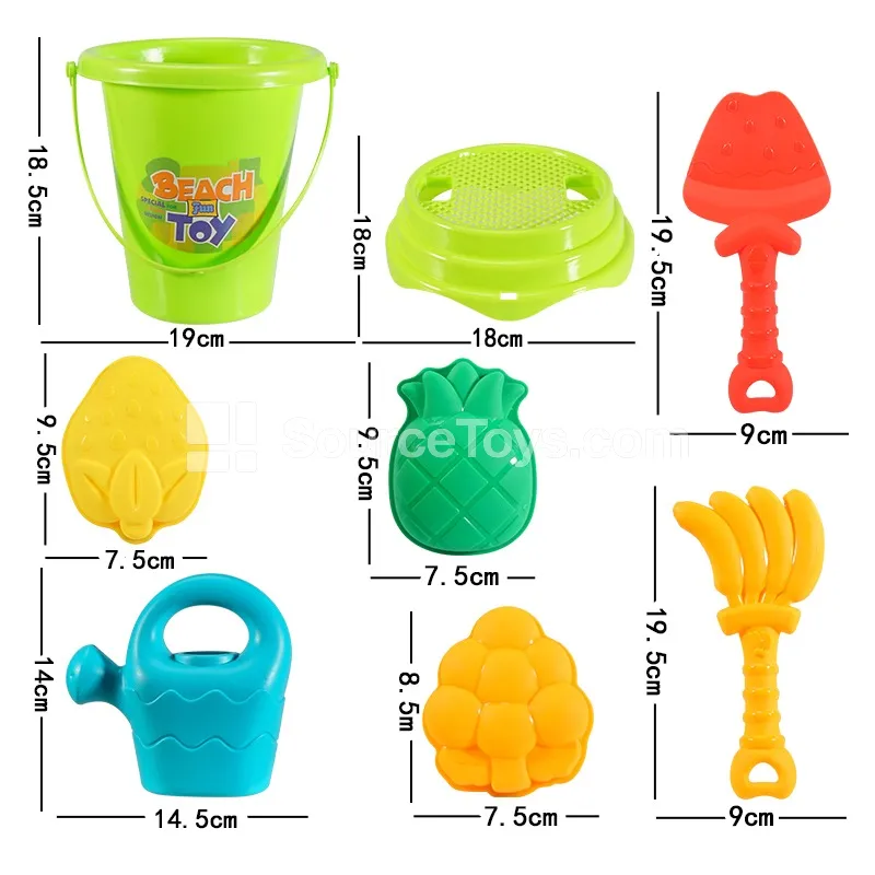 8-Piece Beach Toy Set 8-Piece Beach Toy Set