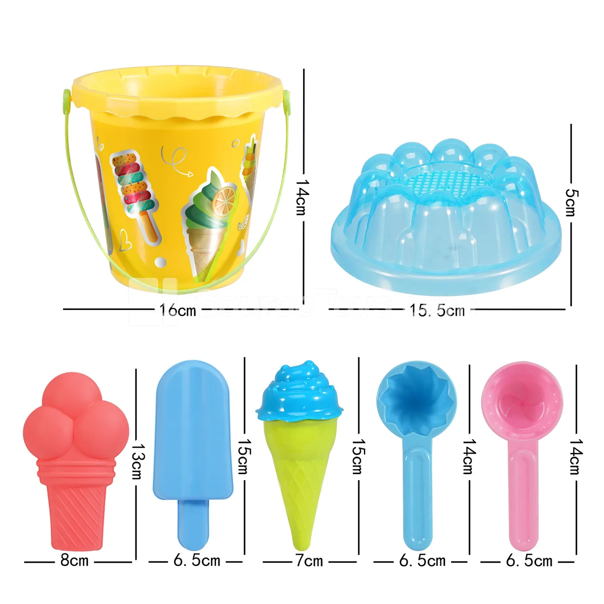 8-Piece Beach Toy Set 8-Piece Beach Toy Set