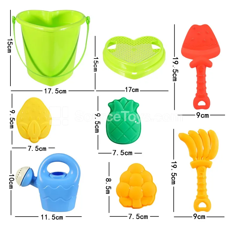8-Piece Beach Toy Set 8-Piece Beach Toy Set