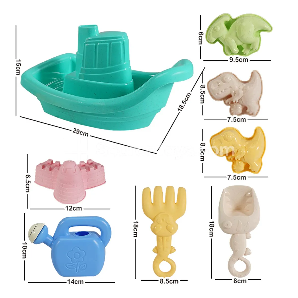 8-piece Beach Toy Set