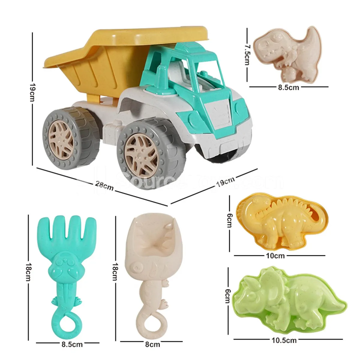 6-Piece Beach Vehicle Set