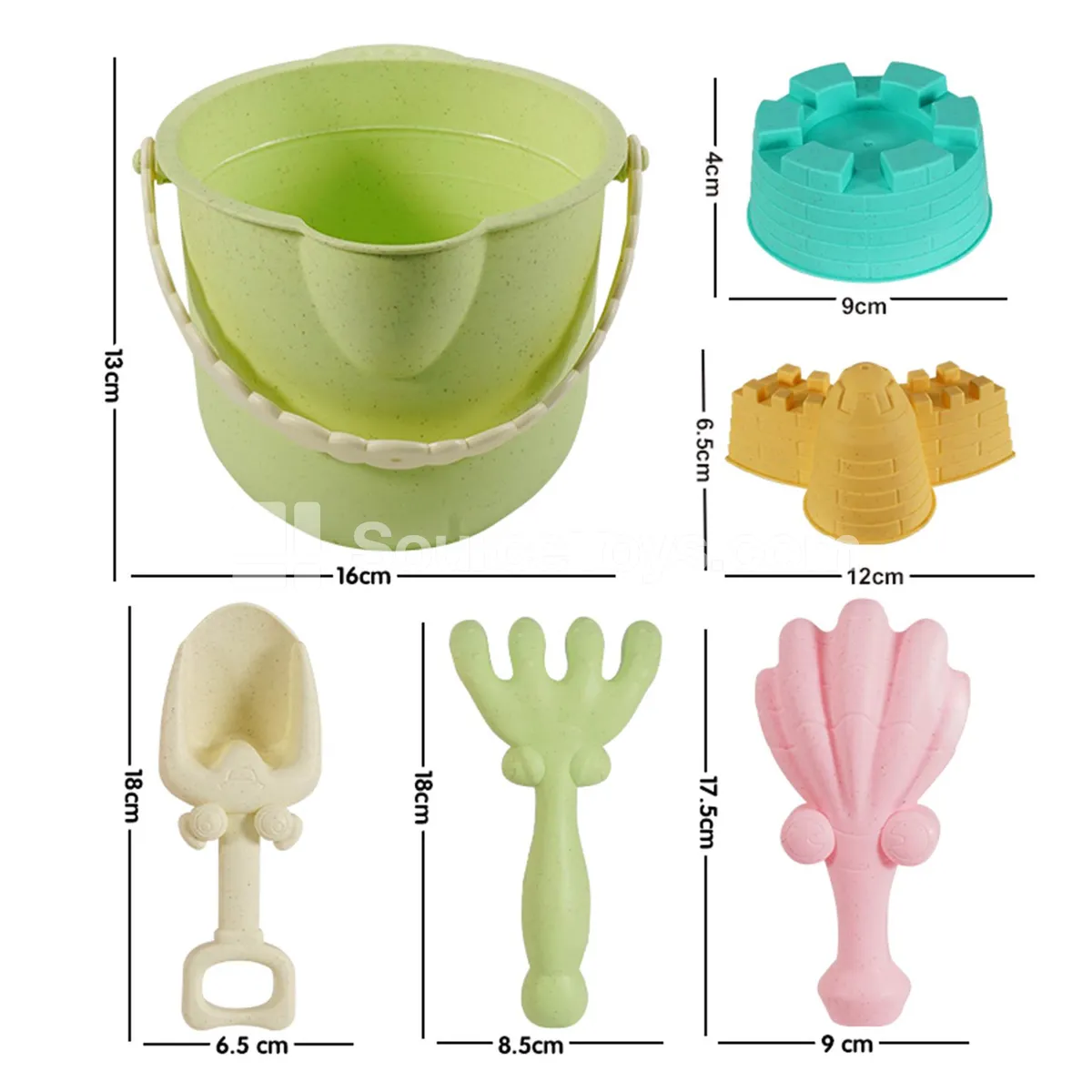 6-Piece Beach Toy Set 6-Piece Beach Toy Set