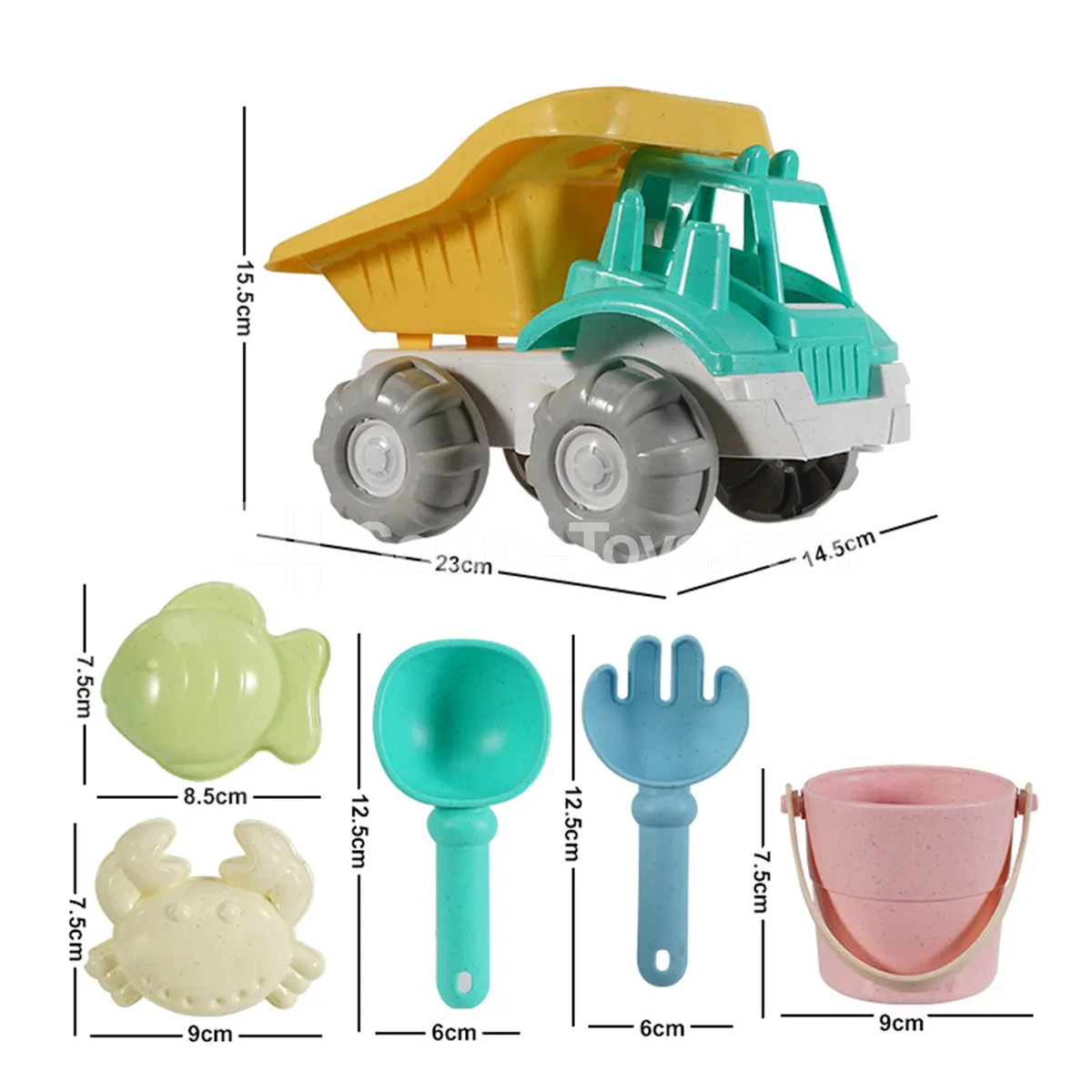 6-Piece Beach Vehicle Set 6-Piece Beach Vehicle Set