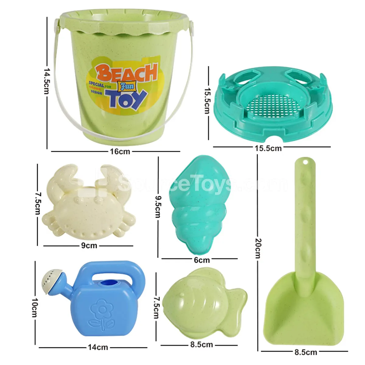 7-Piece Beach Toy Set 7-Piece Beach Toy Set