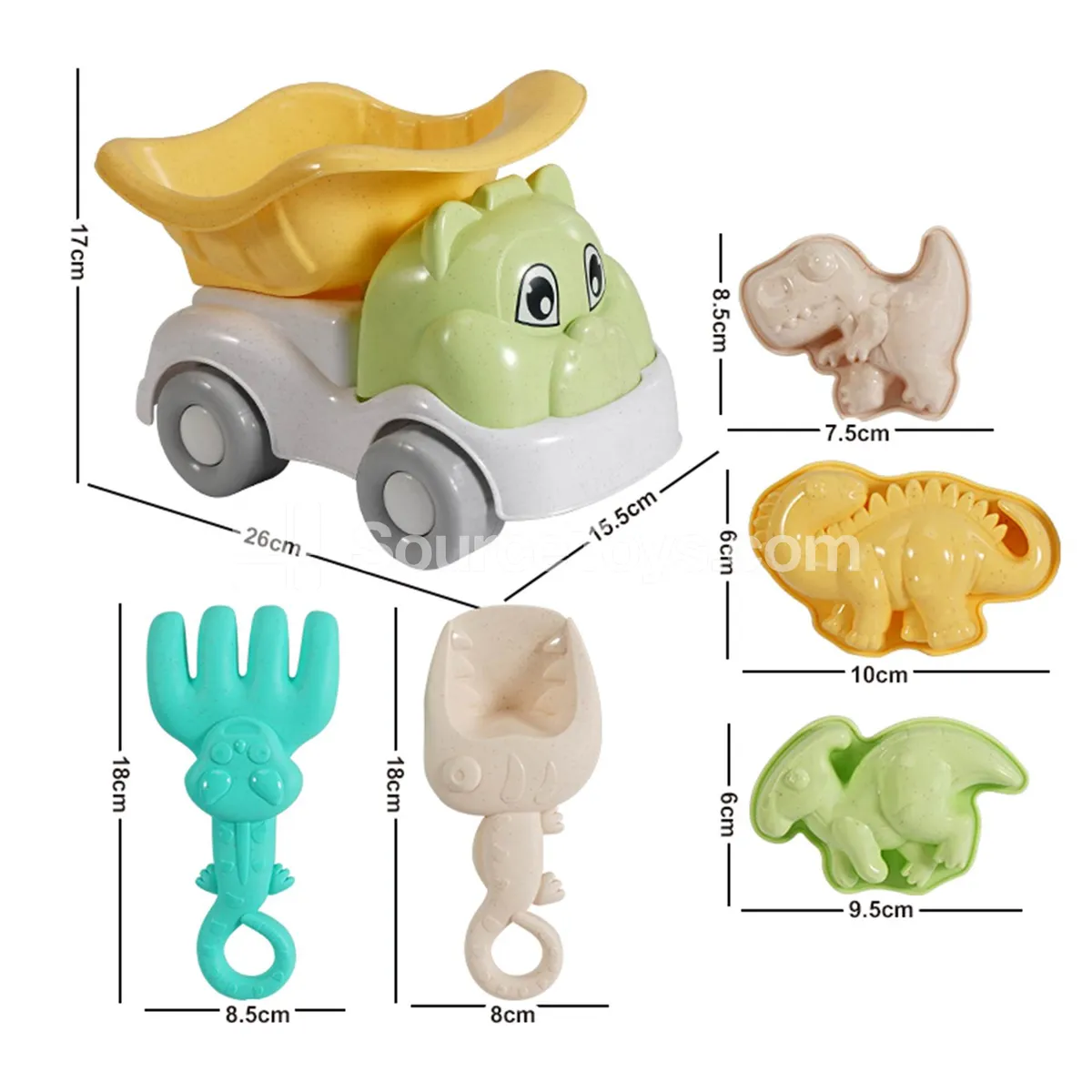 6-Piece Beach Vehicle Set