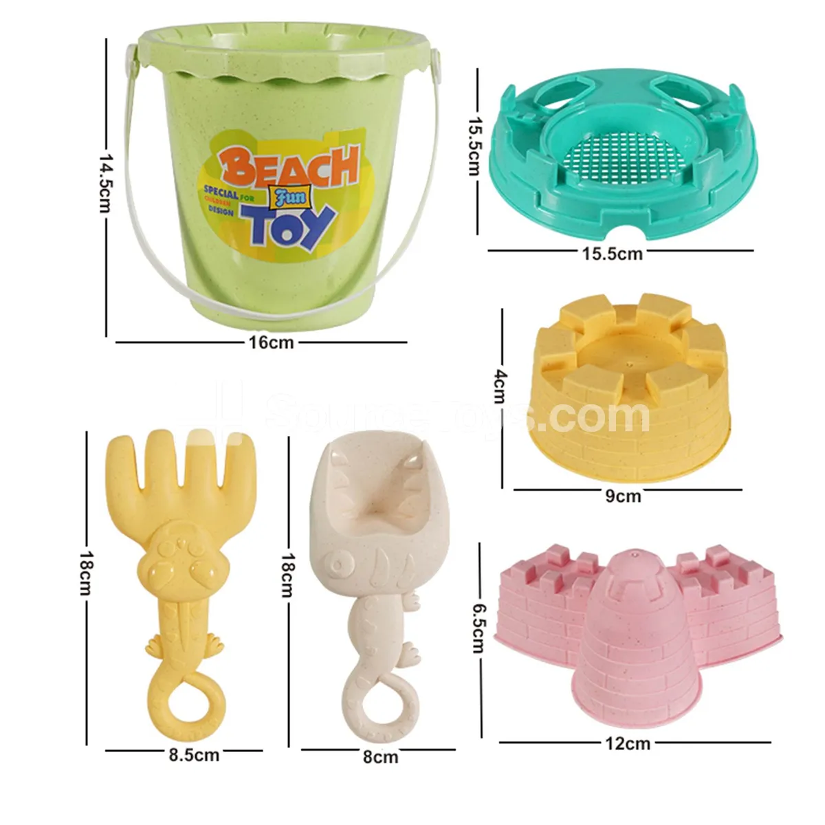 6-Piece Beach Toy Set
