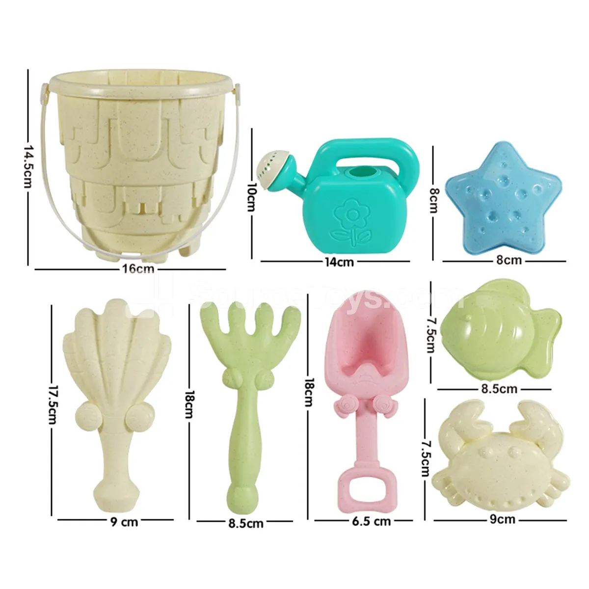 8-Piece Beach Toy Set 8-Piece Beach Toy Set