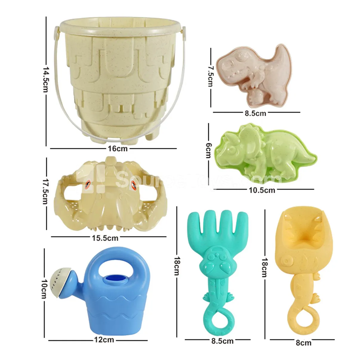 7-Piece Beach Toy Set 7-Piece Beach Toy Set