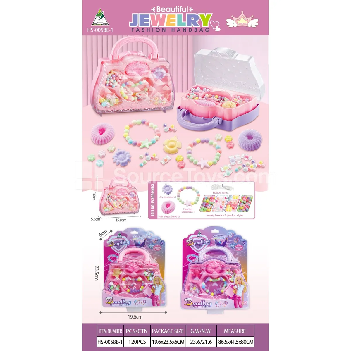 DIY Fashion Beaded Handbag Set