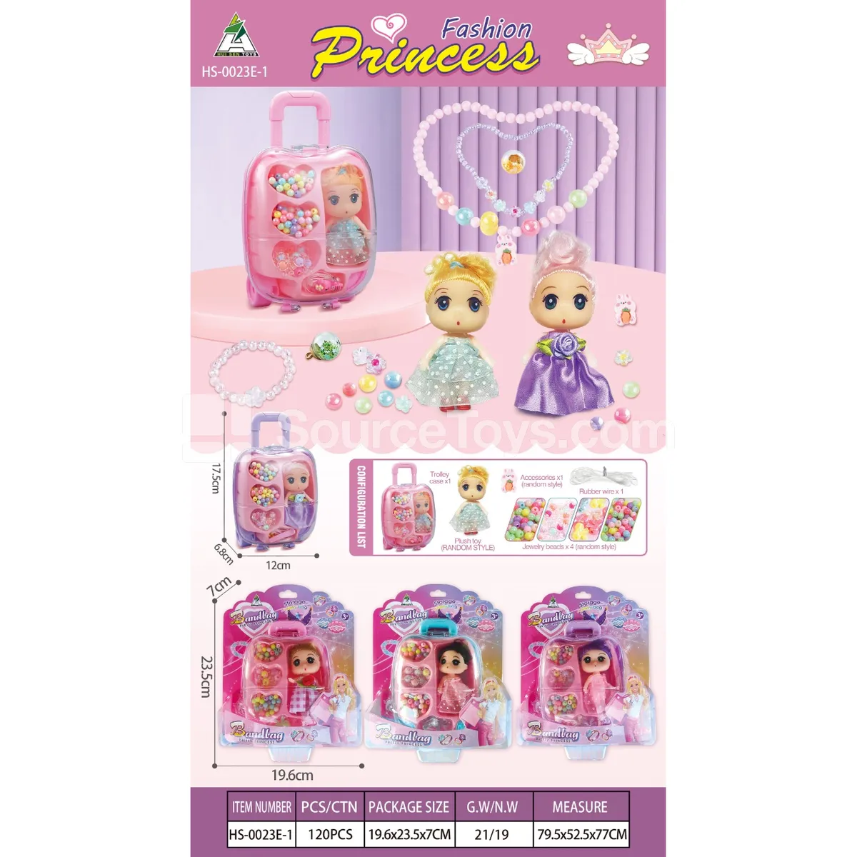 Trolley Case Bead Set