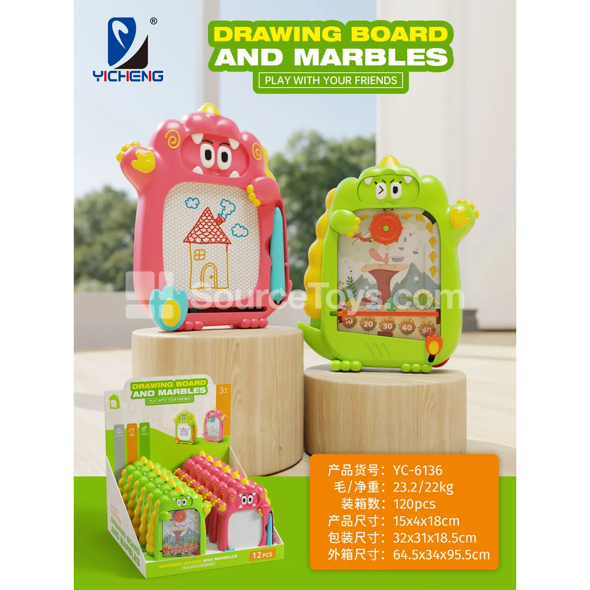 Drawing Board & Marble Set