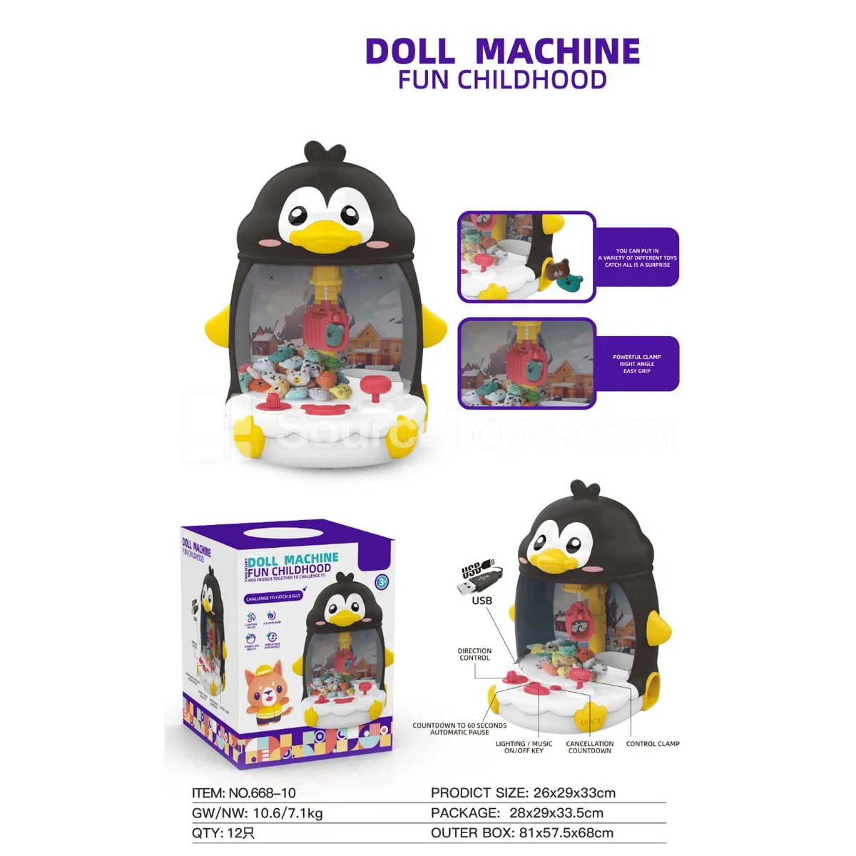 Penguin Claw Machine Penguin Claw Machine