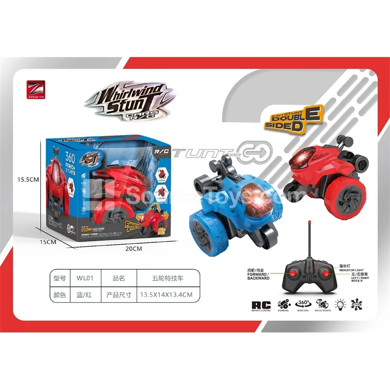 5-Wheel Light Stunt Car (27MHz, Battery Not Included)